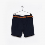 Black Shorts with Belt